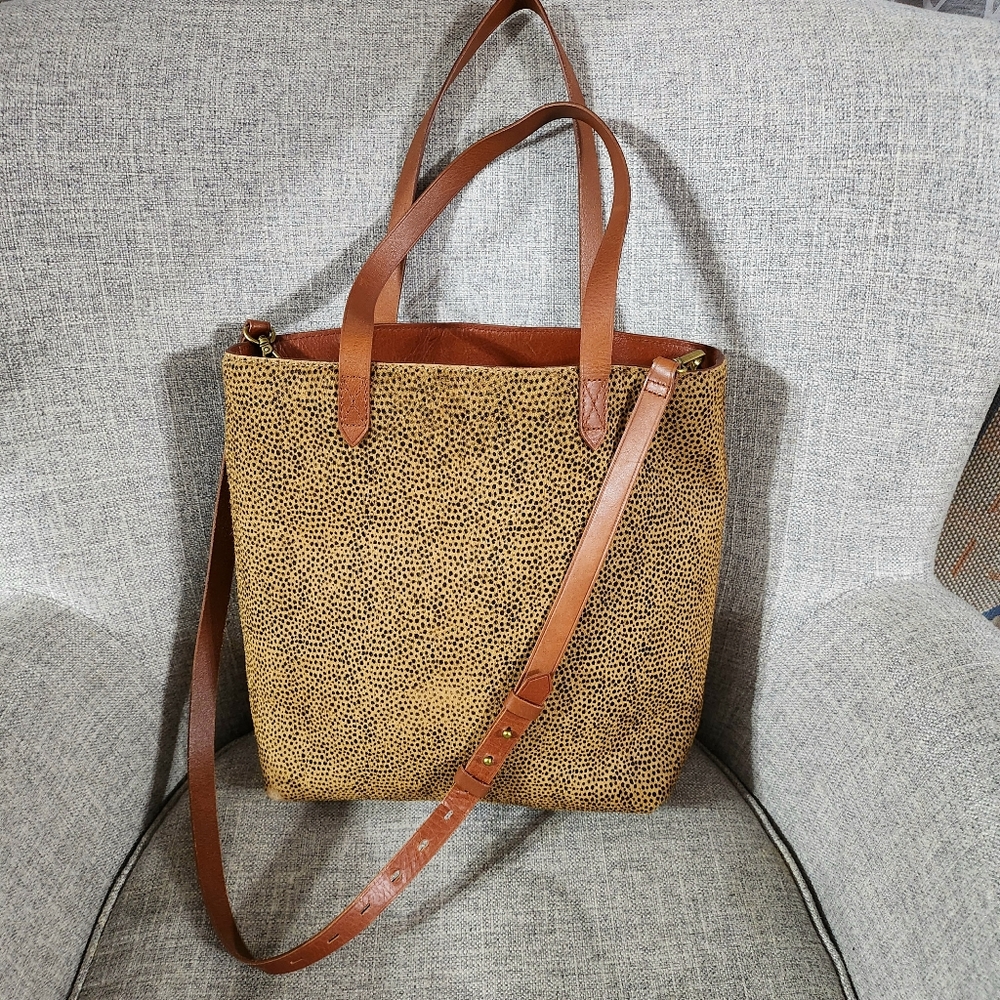 Madewell Transport Tote Printed Calf Hair Edition